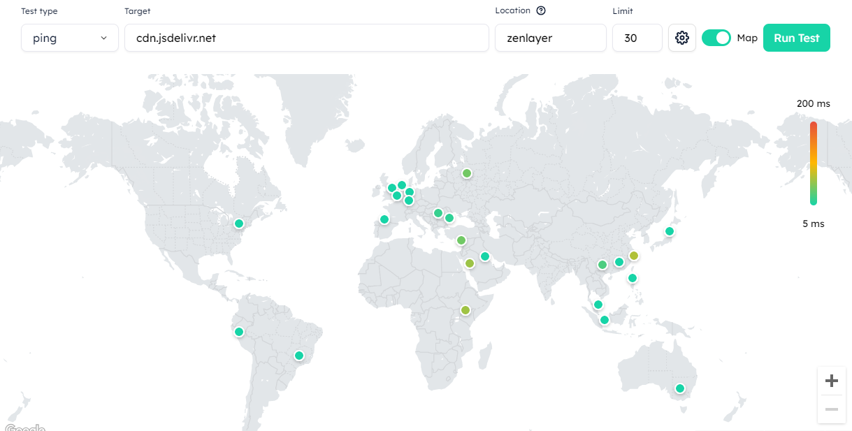A map of the world
Description automatically generated